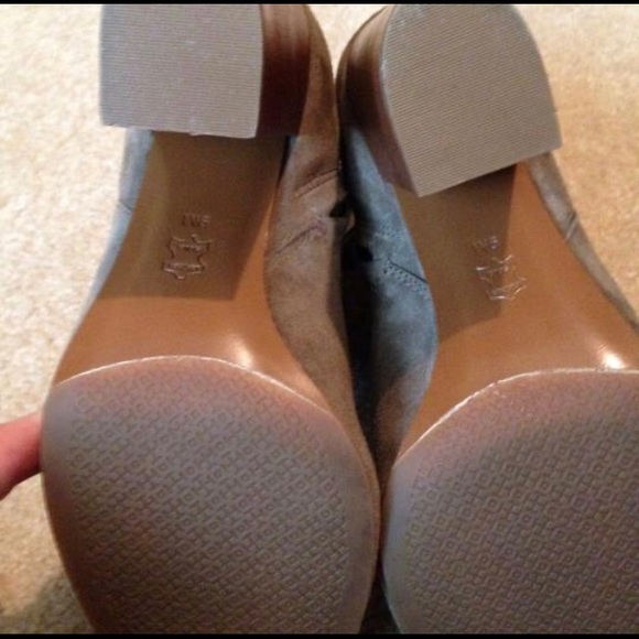 Tory Burch putty Grey Suede Boots - Picture 7 of 9